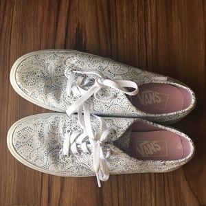 RARE Paisley Blue, Pink, Grey, and White Vans!